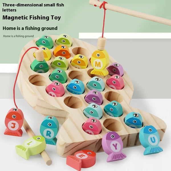 Wooden Children Fishing Toys