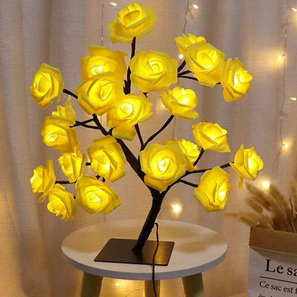 LED Rose Flower Table Lamp