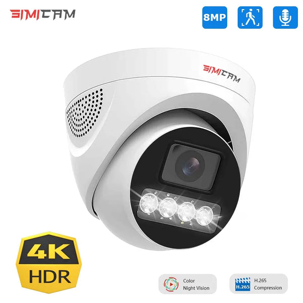 4K 8MP 5MP 4MP POE Surveillance Camera IP