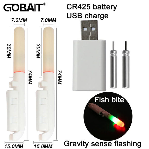 ضوء صيد إلكتروني CR425 مع بطارية 3.6V وشاحن USB