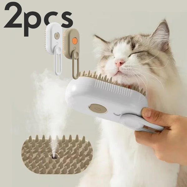 3-in-1 Steam Pet Brush
