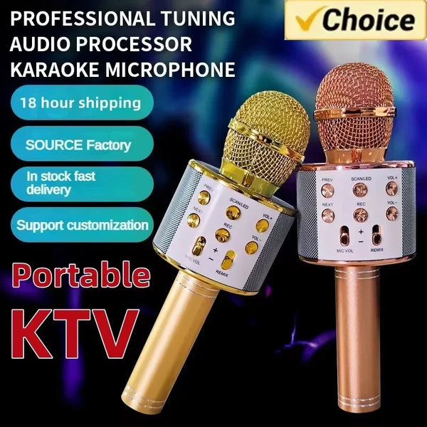 VIKEFON Professional Handheld Wireless Karaoke Microphone