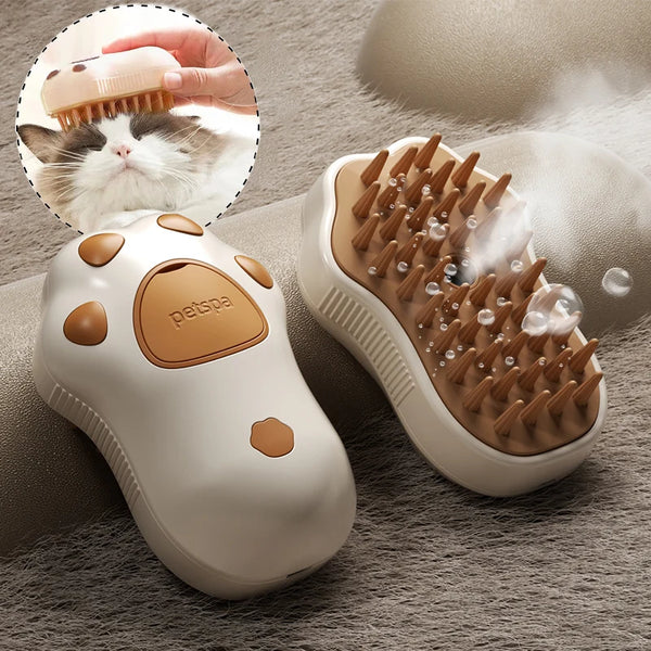 3 in 1 Pet Brush Cat Steam Brush Comb