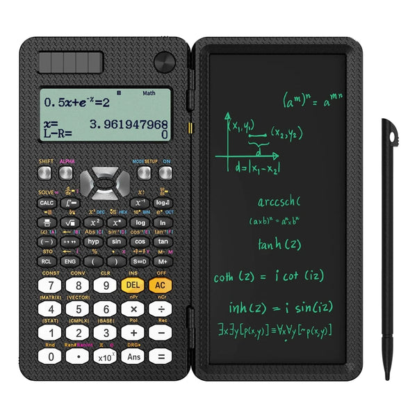 Solar Scientific Calculator with LCD Notepad