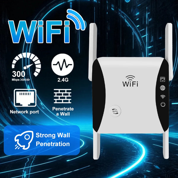 مكرر إشارة واي فاي 2.4GHz بسرعة 300 ميجابت