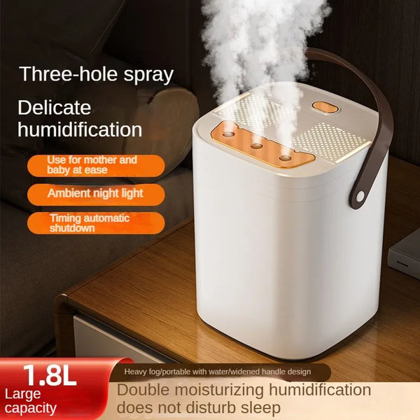 3-Nozzle Night Light Humidifier 1.8L