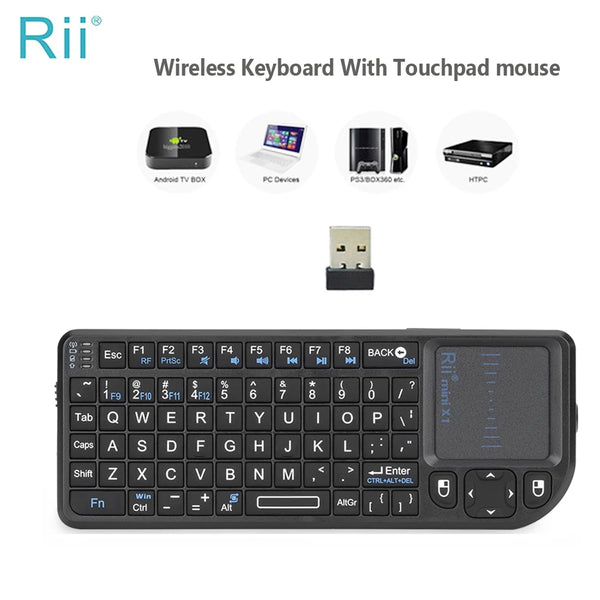 Rii X1 2.4GHz Mini Wireless Keyboard