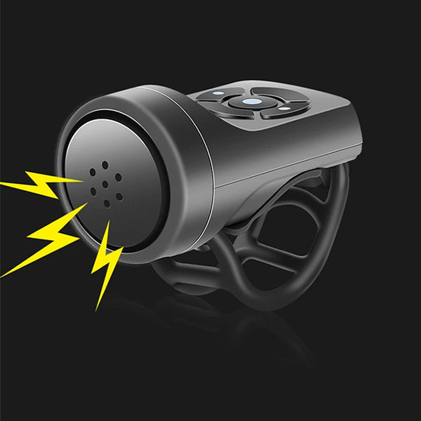 Rechargeable Electric Bicycle Bell Horn with Alarm