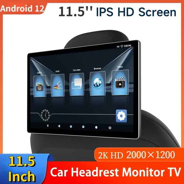 11.5" Android 12 Car Headrest Monitor