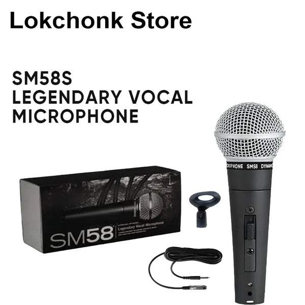 Metal SM58 Cardioid Dynamic Microphone