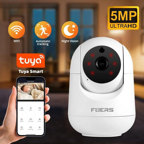 5MP WiFi Smart Camera with AI Tracking